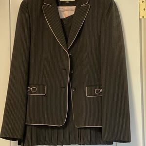 Tahari ladies pin striped suit.